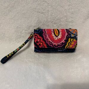 Vera Bradley Wallet Quilted Trifold Wristband